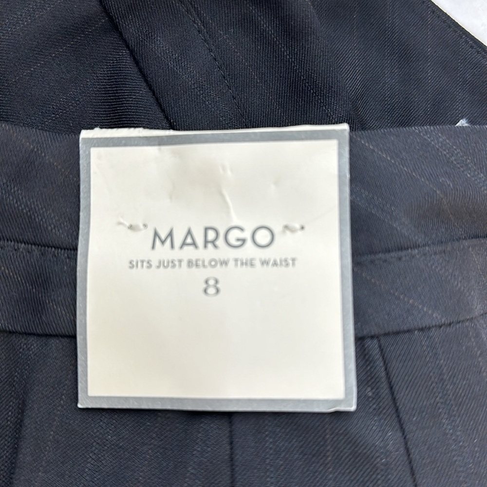 NWT Ann Taylor “Margo” Pin Stripe Wide Leg Dress Pants - Picture 6 of 6